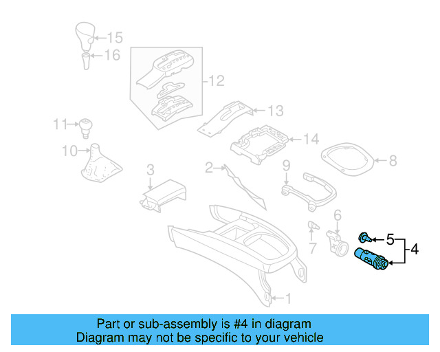 Lighter Assembly 191-919-305-B - View 8