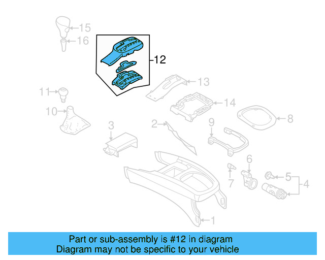 Gear Indicator 3B0-798-151-B-2ZZ - View 7