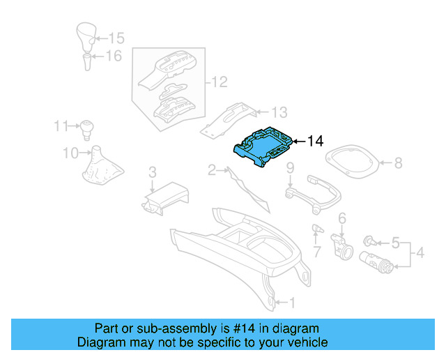 Gear Indicator Frame 4B0-713-219 - View 3