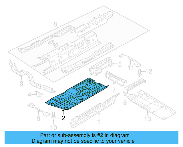 Floor Pan 561-803-206-A - View 4