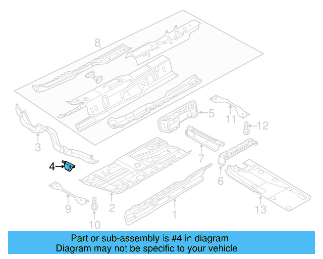 Corner Reinforced 5C0-802-173 - View 13