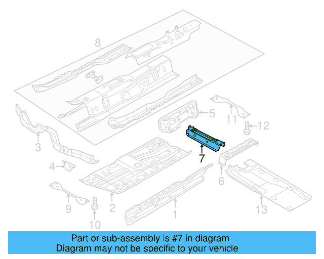 Seat Support 5C0-803-233 - View 5