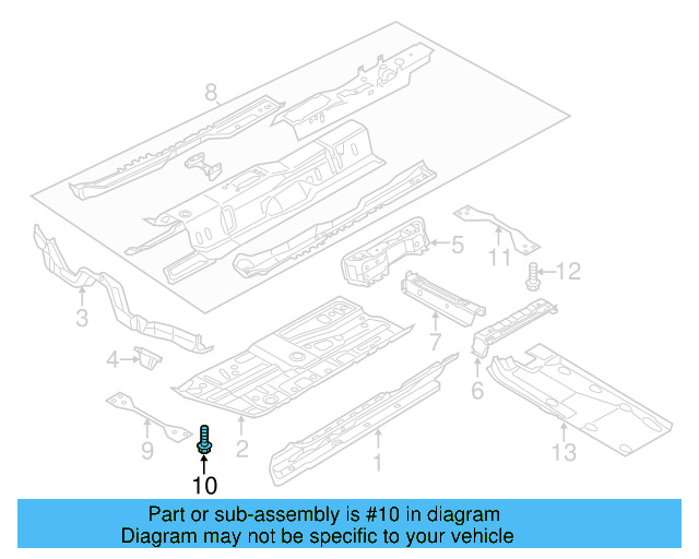 Front Reinforced Bolt N-910-730-04 - View 5