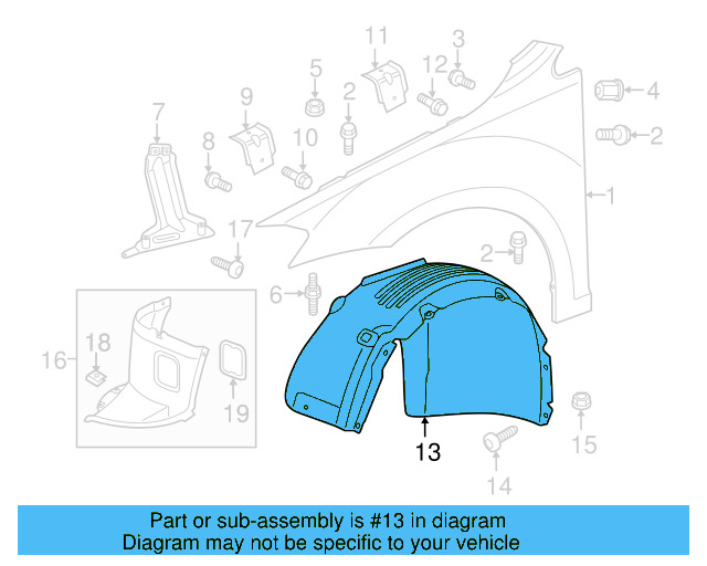 Fender Liner 5G0-805-969-P