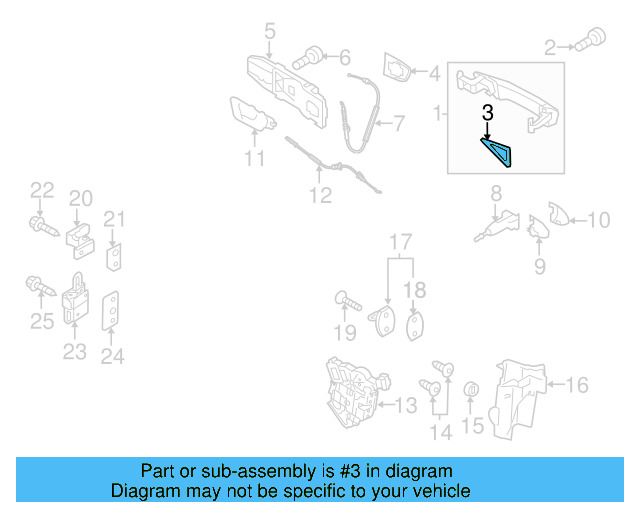 Handle, Outside Packing 1K8-837-209-C-9B9 - View 7