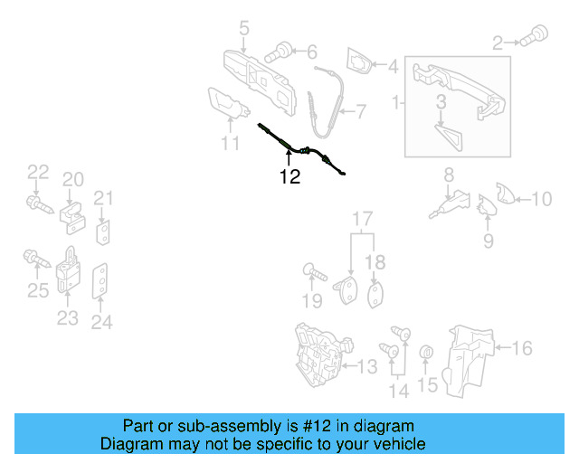 Release Cable 5K4-837-086-A