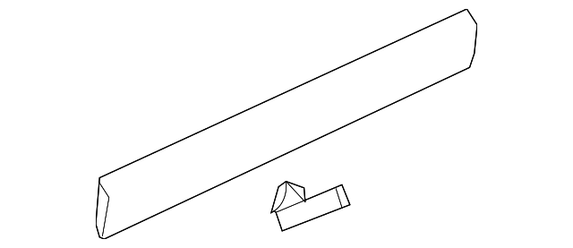Lower Molding 7L6-839-788-G-9B9 - View 2