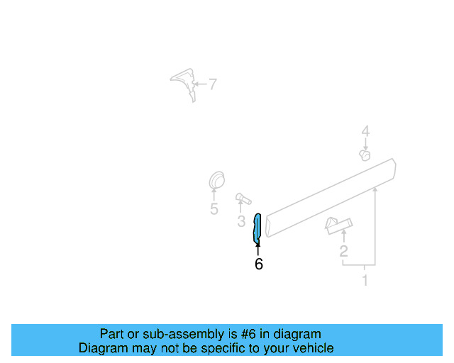 End Cap 7L0-853-190-A-9B9 - View 3