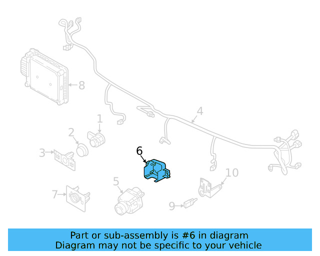 Front Camera Mount 3GG-980-561 - View 4