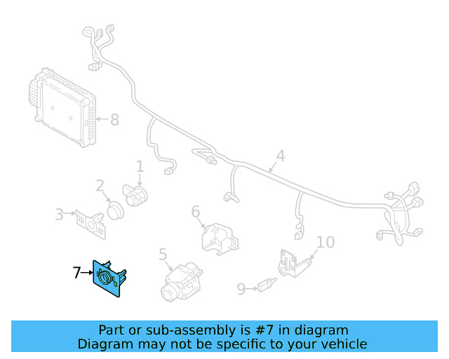 Front Camera Bracket 5NA-980-815-A - View 3