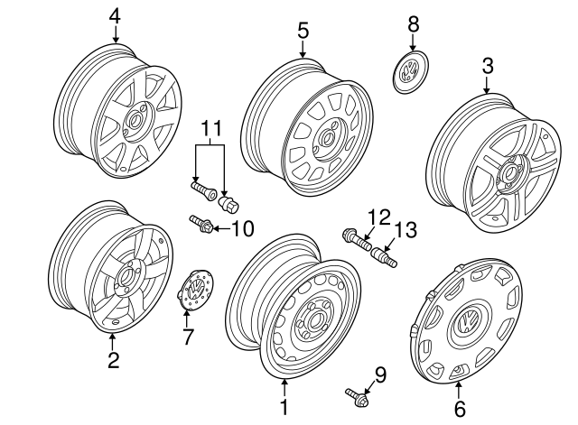 Valve Stem 311-601-361 - View 83