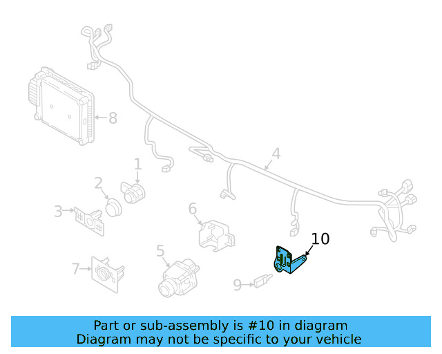 Temp Sensor Bracket 5M0-820-536-A