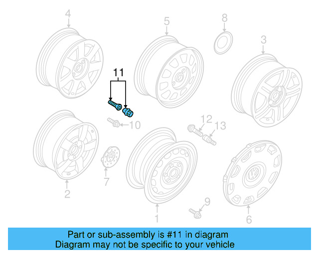 Wheel Bolt WHT-002-437 - View 32