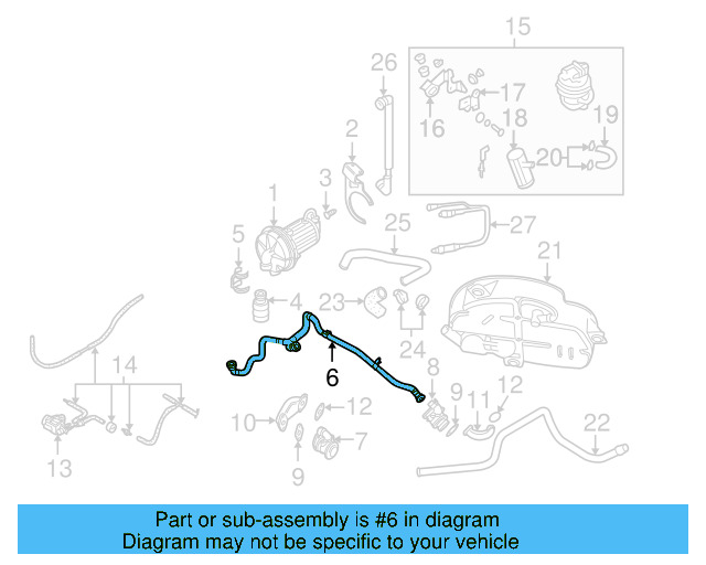 Connector Pipe 3B0-131-149-L - View 2