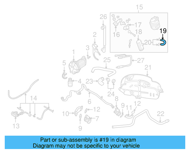 Hose 3B0-906-272 - View 15