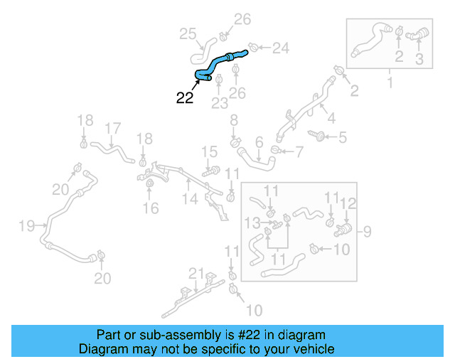 Reservoir Hose Clamp N-906-869-02 - View 153