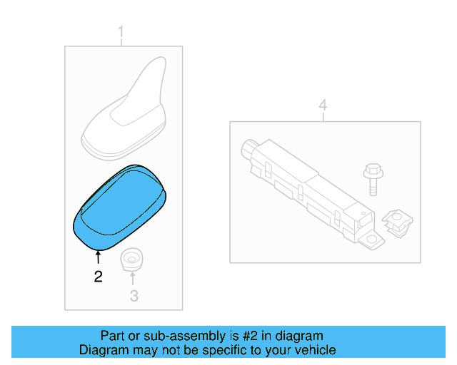 Radio Antenna Base Nut 1J0-035-437 - View 84