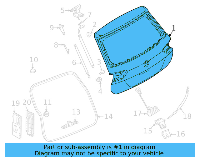 Lift Gate 5NA-827-025-M - View 7