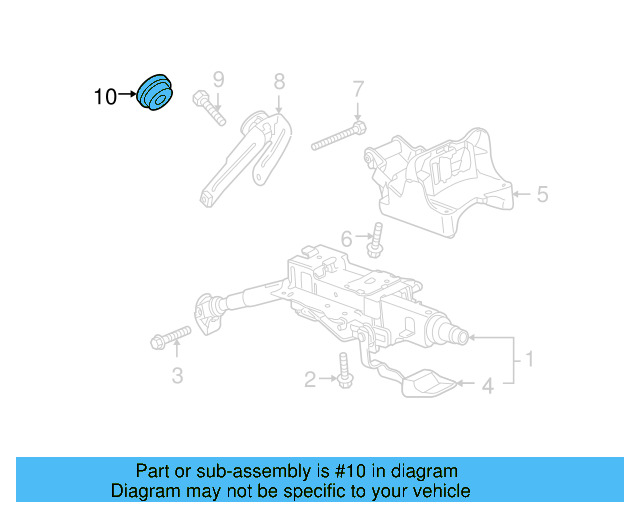 Column Support Plug N-105-608-01 - View 3