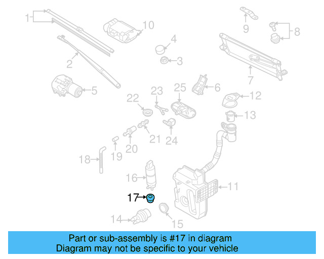 Washer Pump Seal 443-955-465 - View 5