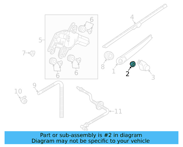 Wiper Arm Nut N-106-092-04 - View 7