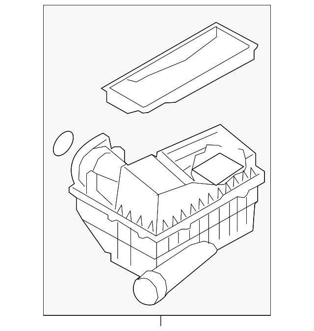 Air Cleaner Assembly 1K0-129-607-AG - View 3