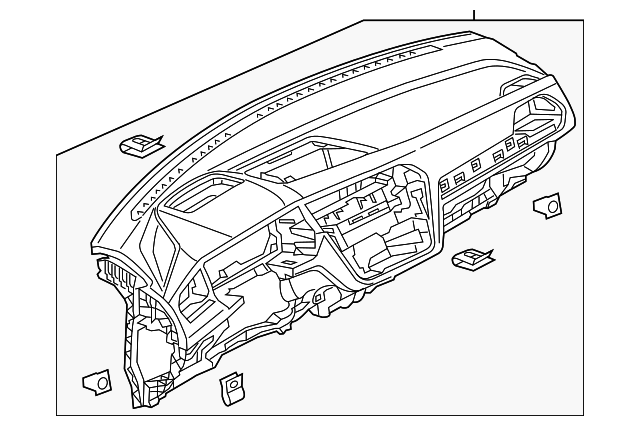 Instrument Panel 5NN-857-003-H-FLG - View 2