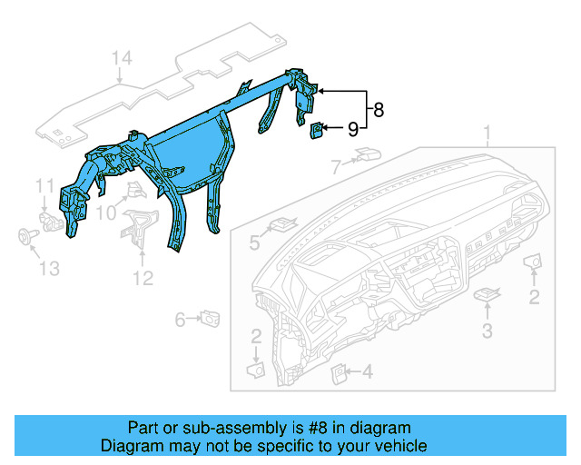 Reinforced Beam 5NN-857-017-041 - View 3
