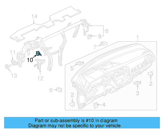 Reinforced Beam Bracket 5G1-857-745 - View 7