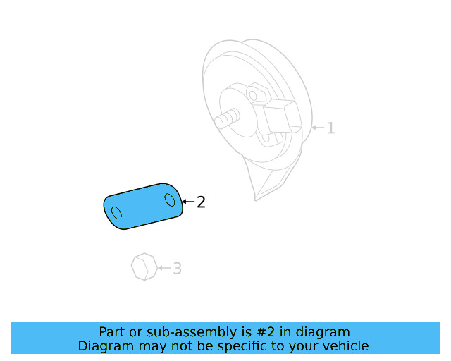 Horn Bracket 17A-951-107 - View 2