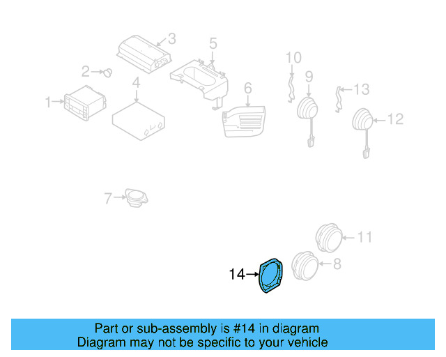 Speaker Housing 7L6-035-218 - View 3
