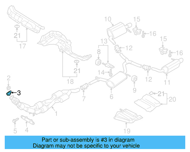 Converter & Pipe Gasket 3C0-253-115 - View 7