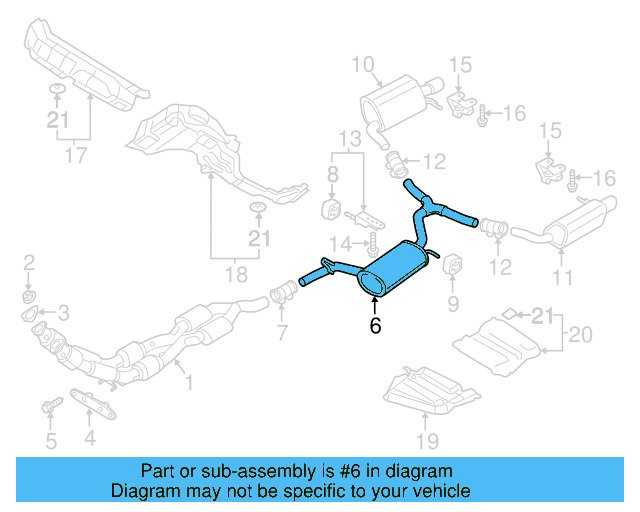 Muffler & Pipe 561-253-409-B - View 4
