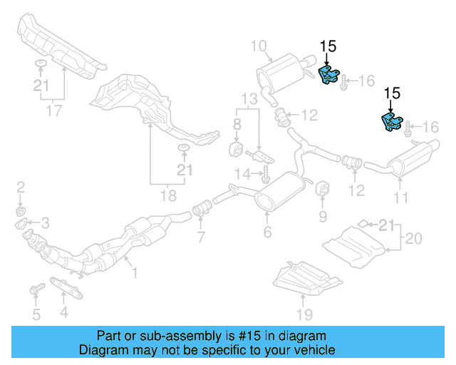 Rear Bracket 3C0-253-144-A - View 45