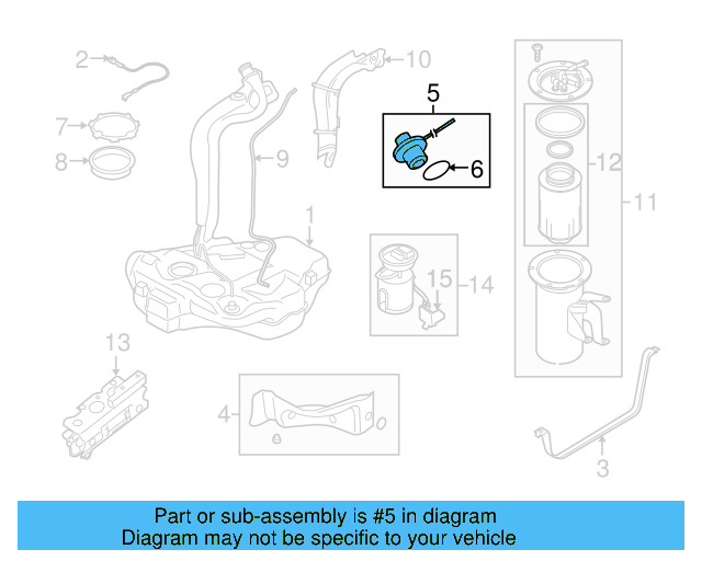 Fuel Cap 5C0-201-550-AB - View 6