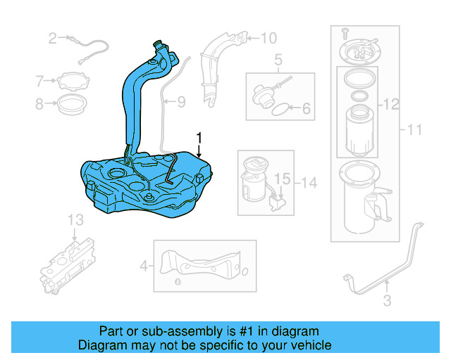 Fuel Tank 1K0-201-060-GP - View 9