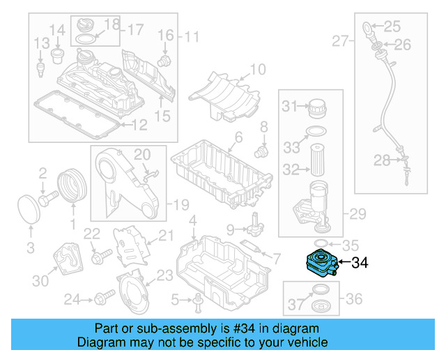 Engine Oil Filter Gasket 071-115-444 - View 16
