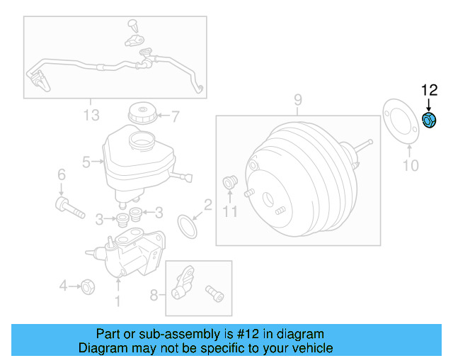 Booster Assembly Lock Nut N-023-003-13 - View 18
