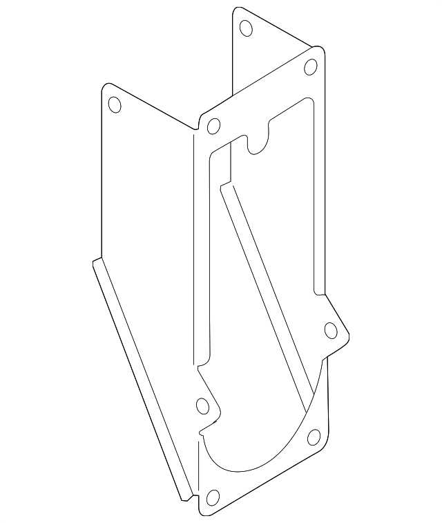 Power Brake Booster Vacuum Pump Bracket 7P0-614-143-C - View 4