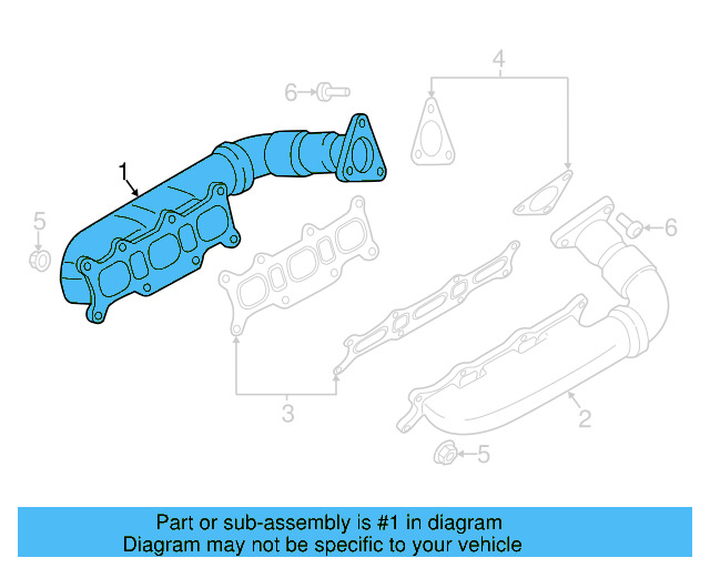 Exhaust Manifold 059-253-034-BP - View 12