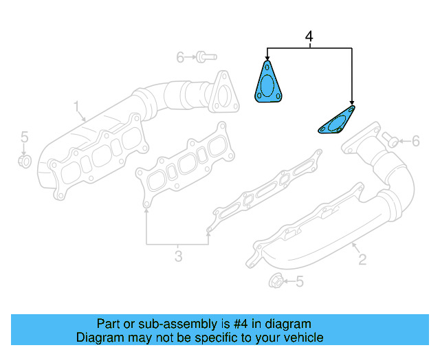 Manifold Gasket 059-253-039-N - View 8