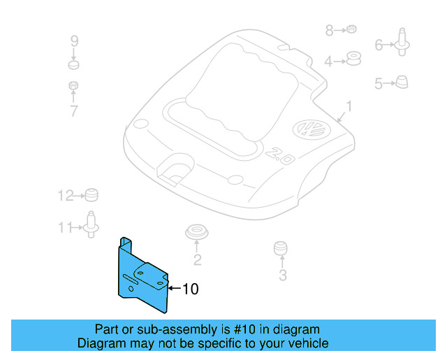 Retainer Plate 06A-133-942 - View 3