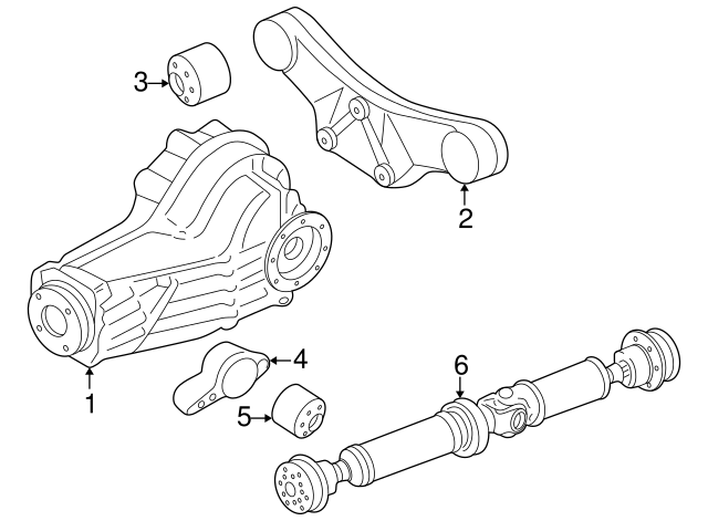 Mount Bracket Bushing 4B3-599-257-A - View 5