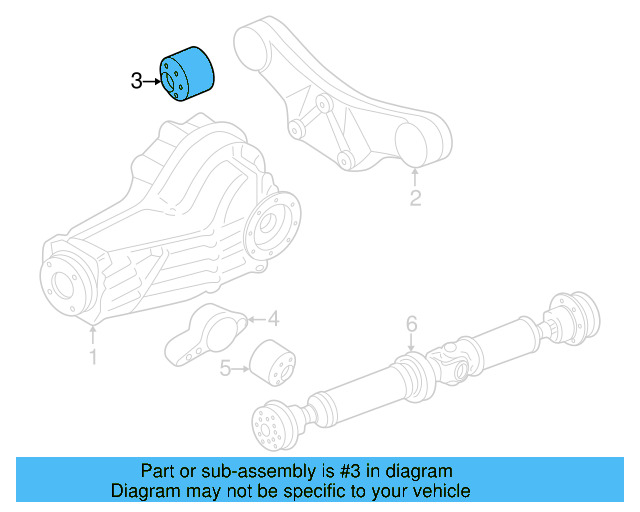 Mount Bracket Bushing 4B3-599-257-A - View 2