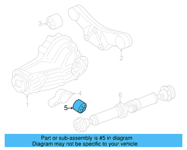 Support Bushing 4B3-599-381 - View 6