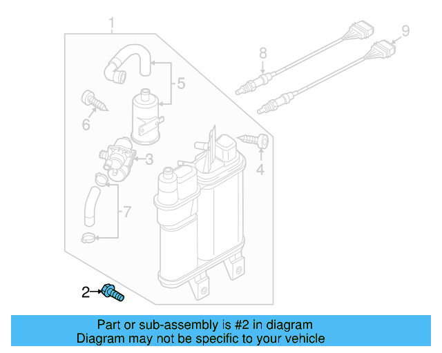 Vapor Canister Bolt N-102-856-01 - View 7