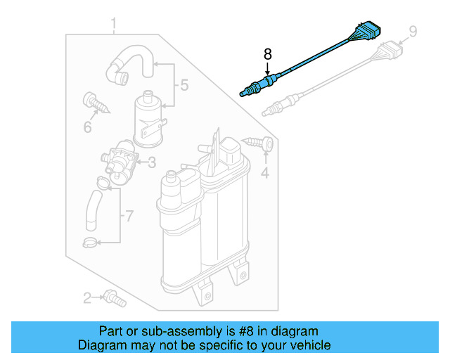 Oxygen Sensor 06K-906-262-CR - View 5