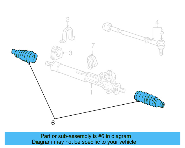 Rack And Pinion Bellows 357-422-831-B