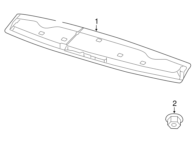 Spoiler Nut 7B0-999-002