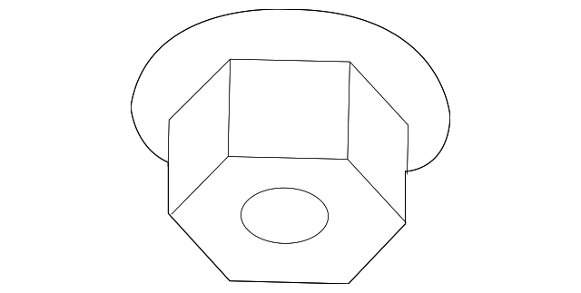 Spoiler Nut 7B0-999-002 - View 3